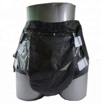 adult diapers black